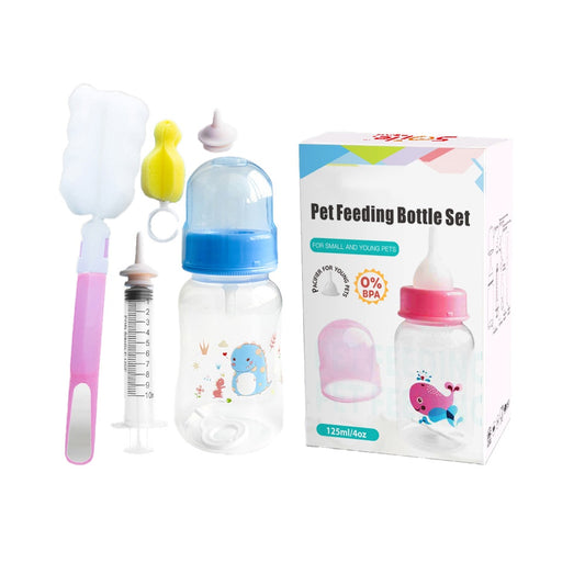 ペット用哺乳瓶125ml猫用哺乳瓶シリンジ7点セット