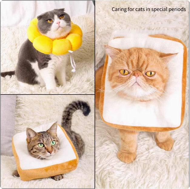 エリザベスカラー 猫用 避妊手術後用 柔らかい項輪