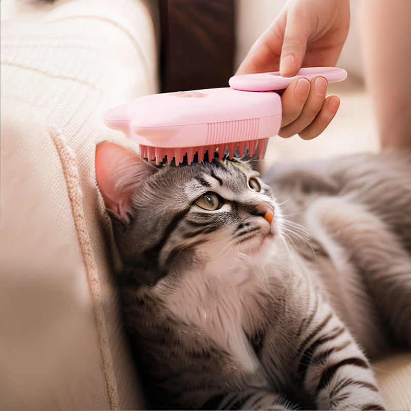 電動式の除毛ブラシで、飛び毛防止機能付き