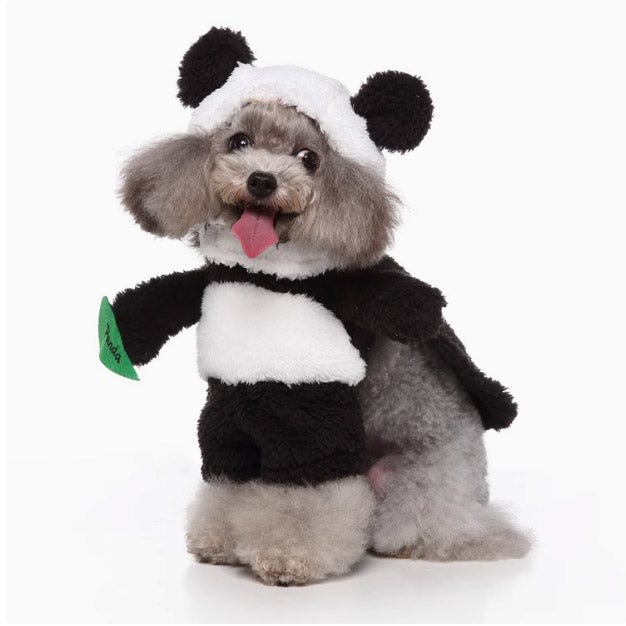 ボメラニア用のパンダ服、ペット用の立ち姿用衣装、小型犬(ビビ、テディ)用の面白くておかしい衣装、猫用衣装。