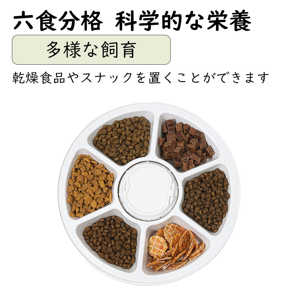 ペット用スマートフィーダー 猫犬自動給餌器 定時定量 24時間タイマー付きペットボウル ペット用品