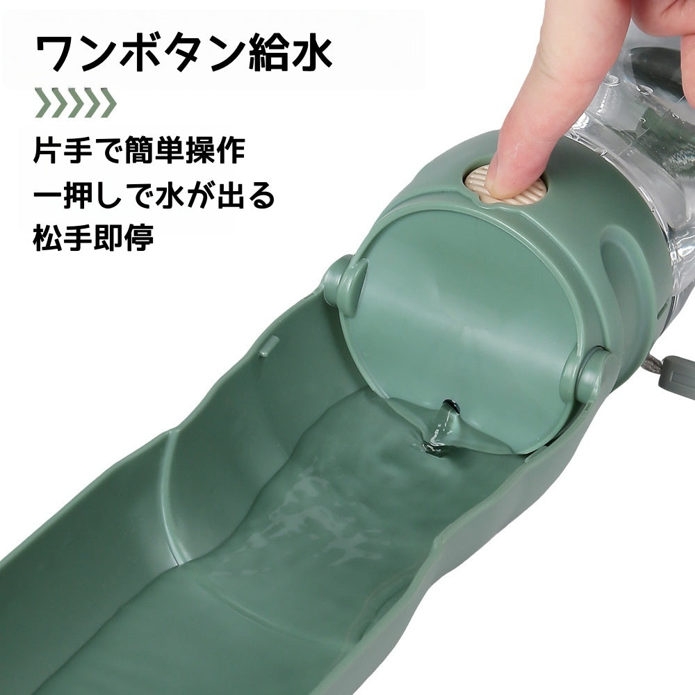 ペット四季通ユーザー向けの折りたたみ式犬用飲水ボウル、分割式犬用餌水器、猫用