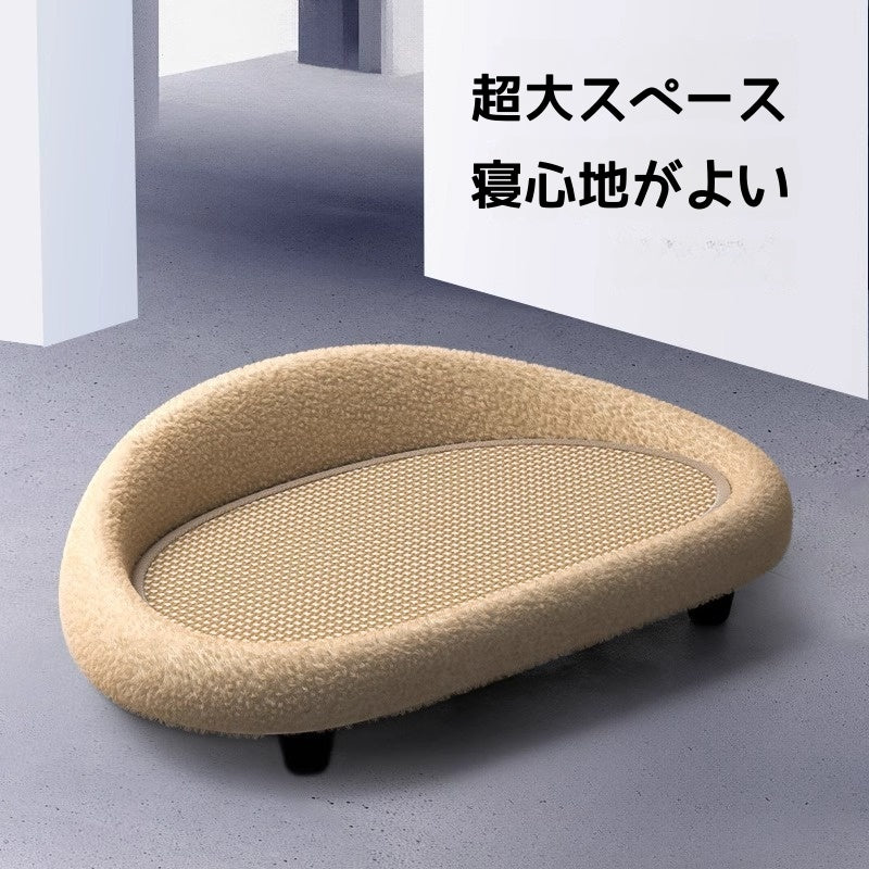 猫の爪研ぎ、猫用ソファ、猫の巣が一体化した麻製の爪研ぎ道具。毛が抜けず、耐久性があり、猫が爪を研ぐための大きな板です。