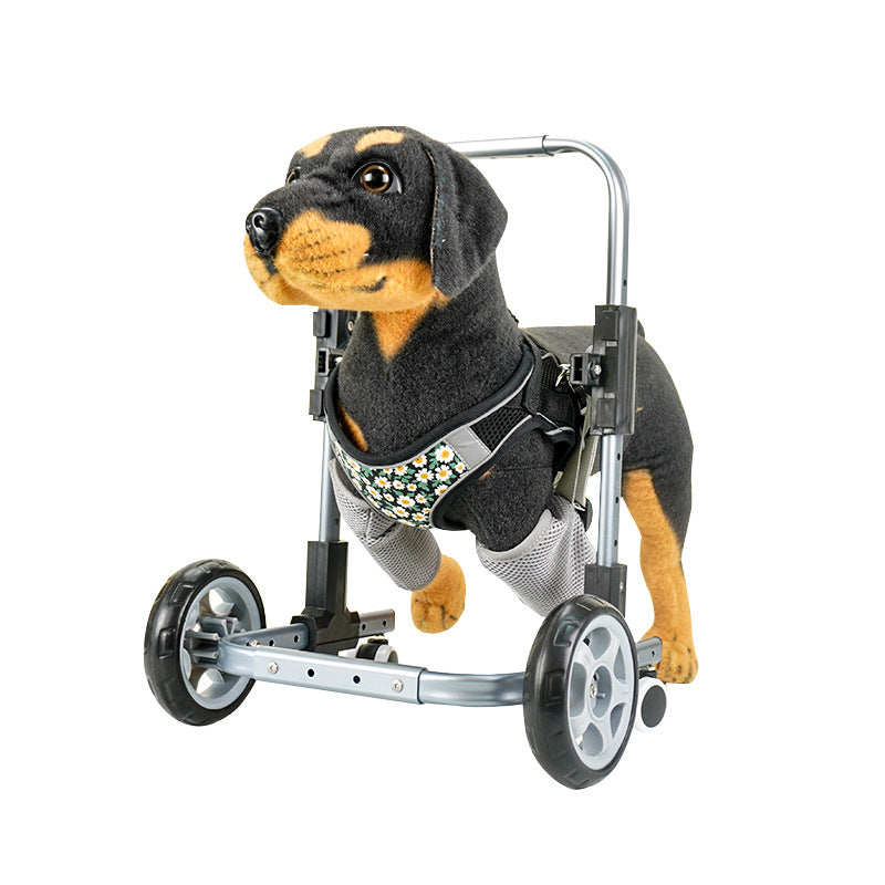 小型犬用前肢車椅子、軽量の4輪車、ペットの助けになるリーズナブルな前脚障害用の犬用車両
