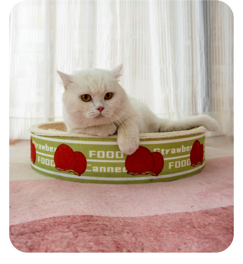 缶詰型キャットボード 猫用爪研ぎ4シーズン共通 超大型キャットボード おもちゃ 壊れにくい