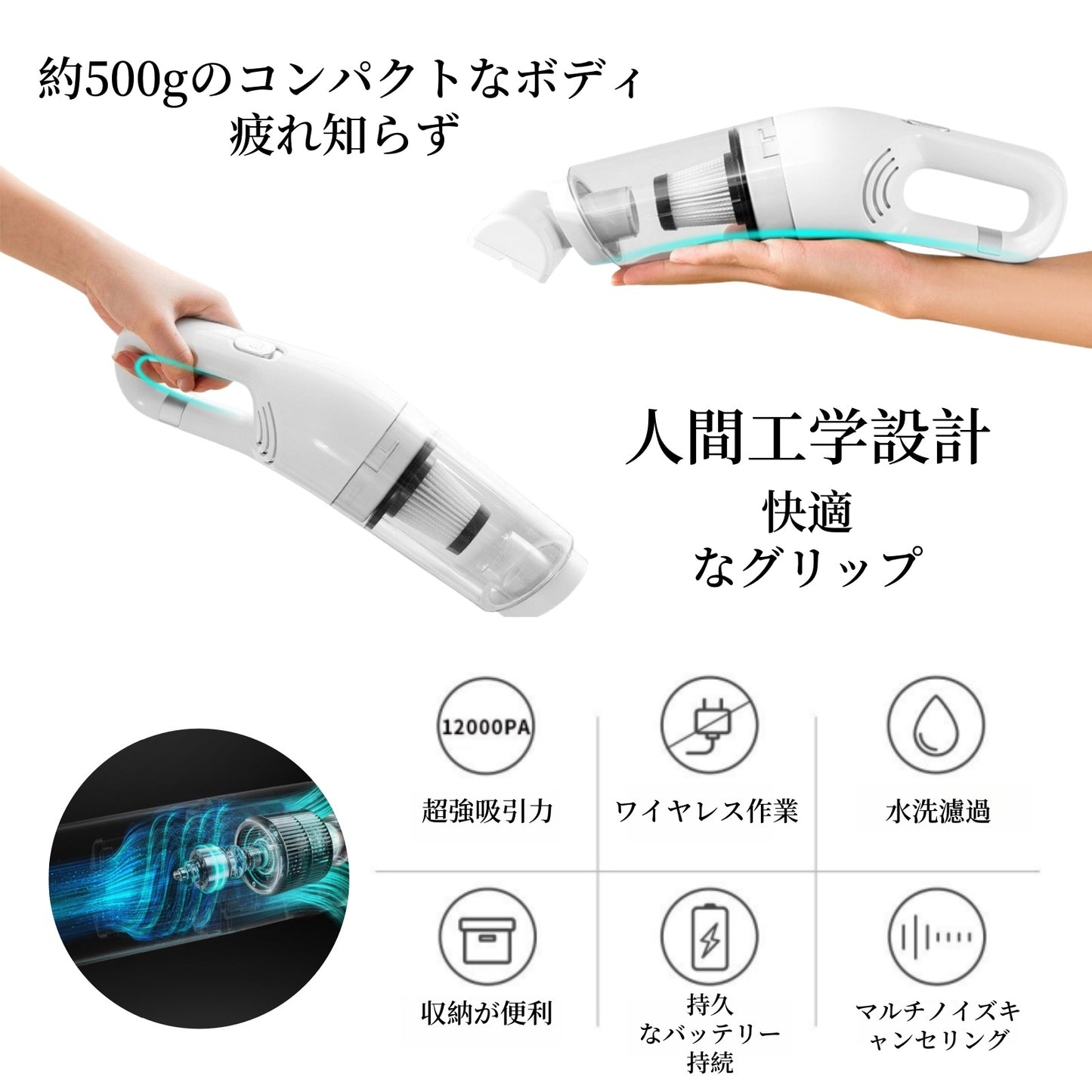 ペット用ポータブルハンドヘルド電動毛吸引器 犬の毛除去器 猫毛ブラシ 大吸引力 清掃用毛刃猫用