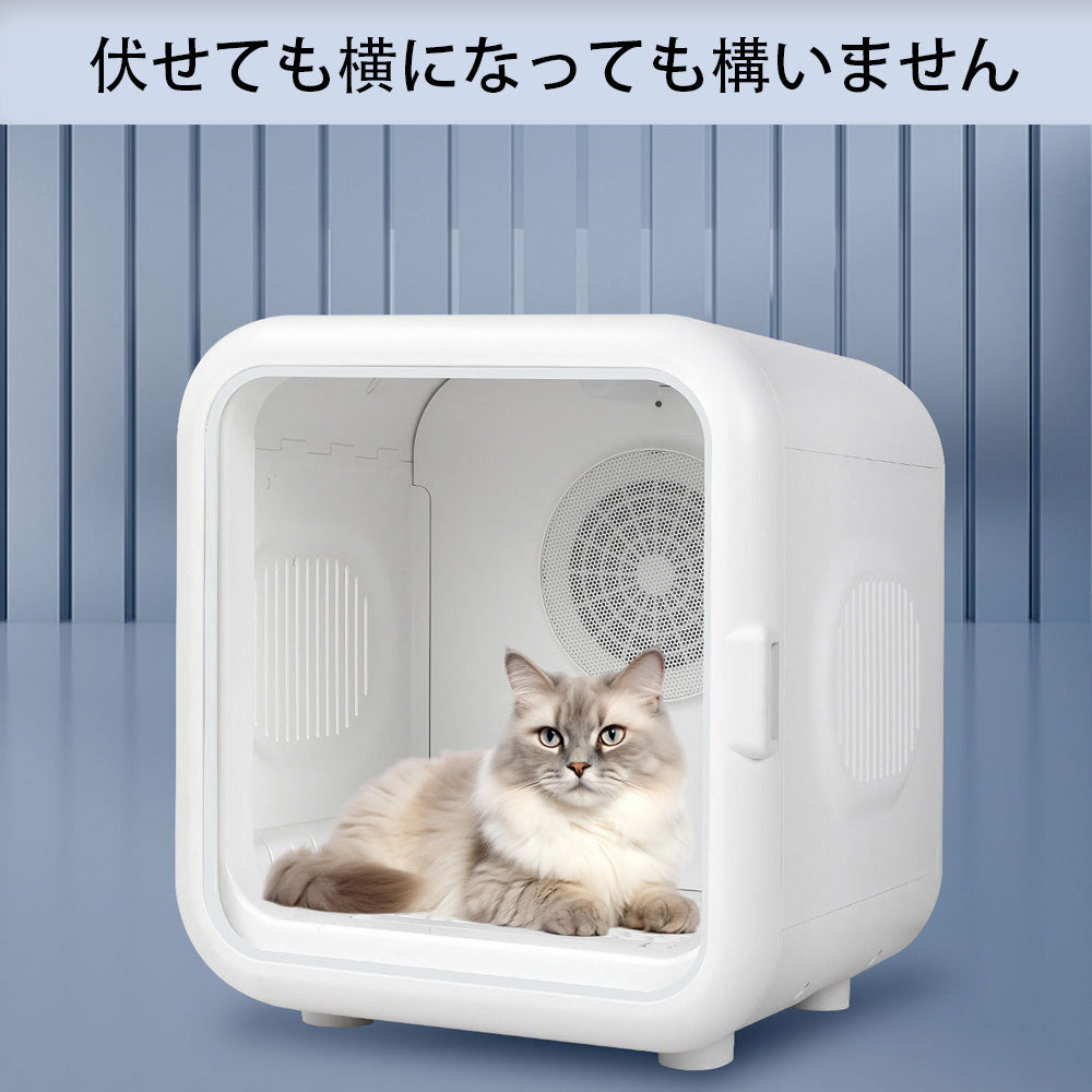 ペット用の乾燥ボックス、家庭用のヘアドライヤー、猫や犬のシャンプー後の毛乾かしの神器、自動乾燥機（全自動）