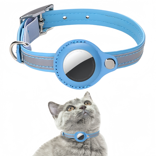 紛失防止用ペット猫用位置追跡反射ネックレス、Airtagペット用首輪に適用