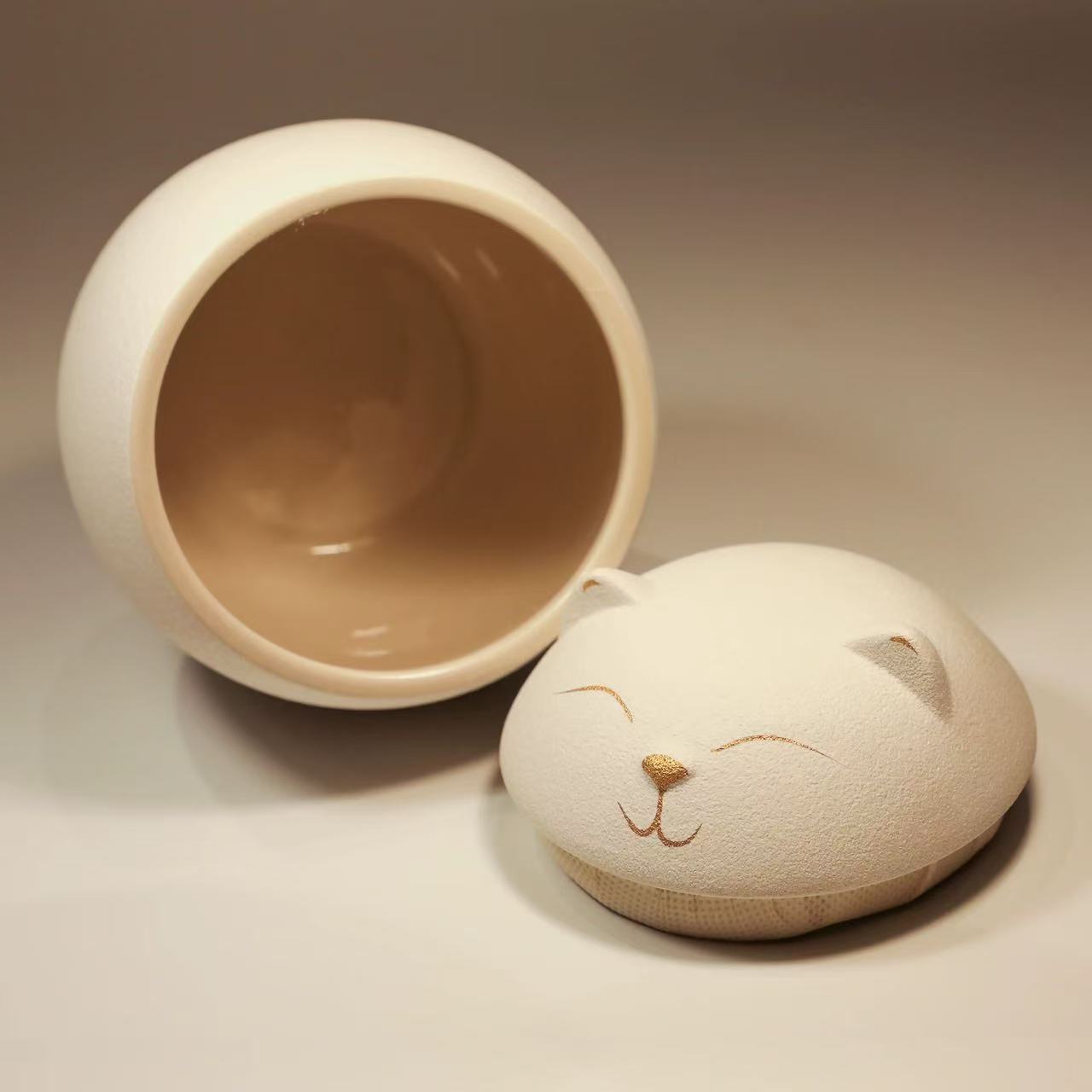 猫の遺骨入れ ペット用遺骨ボックス 密封防湿